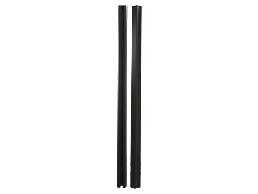 KAHRS WPC Zaunpfostenset 80x80 mm – Alu, 1,85 m Länge, inklusive Kappe und 3 Abdeckleisten