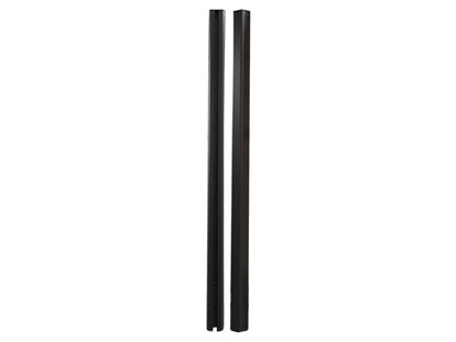 KAHRS WPC Zaunpfostenset 80x80 mm – Alu, 1,85 m Länge, inklusive Kappe und 3 Abdeckleisten