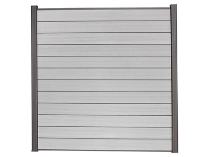 KAHRS WPC Sichtschutzzaun Gartenzaun Lübeck 180x180 cm - verschiedene Farben (Anthrazit)