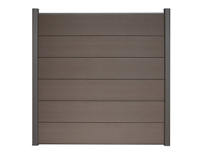 KAHRS WPC Sichtschutzzaun Gartenzaun Lübeck XL 180x180 cm - verschiedene Farben (Anthrazit)