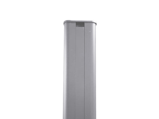 KAHRS WPC Zaunpfostenset 80x80 mm – Alu, 1,85 m Länge, inklusive Kappe und 3 Abdeckleisten