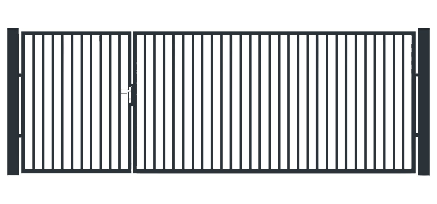 Gartentor - 2‑flügelig A-Symmetrisch - P-20