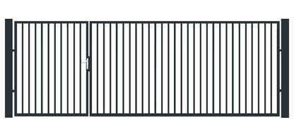 Gartentor - 2‑flügelig A-Symmetrisch - P-20