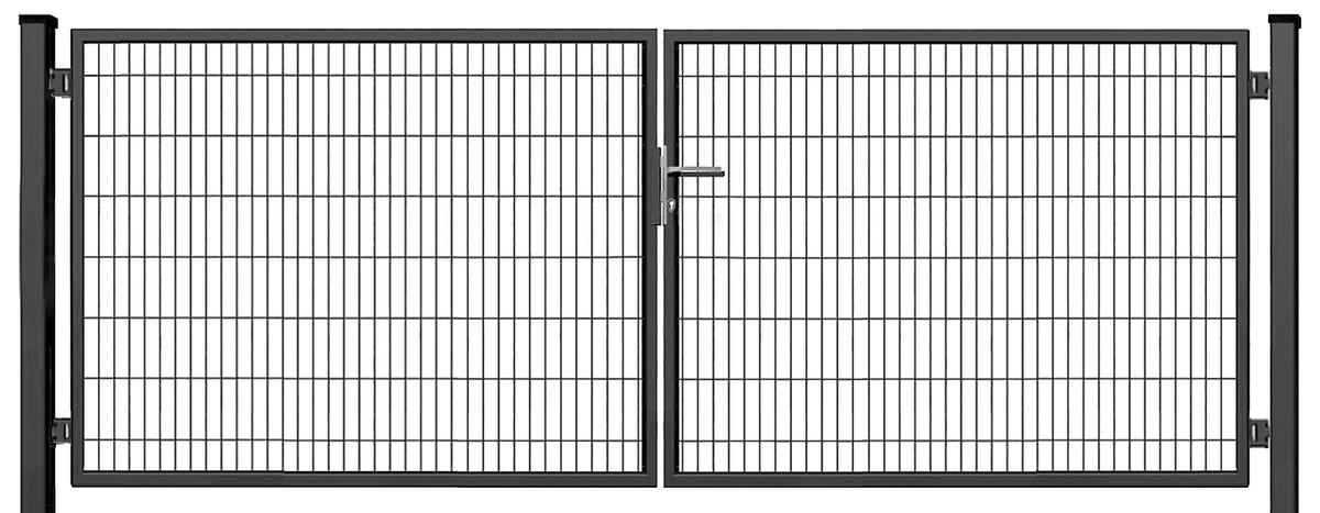 Gartentor Metall - 2‑flügelig - Doppelstab 6/5/6 SX PRO
