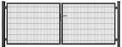 Gartentor Metall - 2‑flügelig - Doppelstab 6/5/6 SX PRO