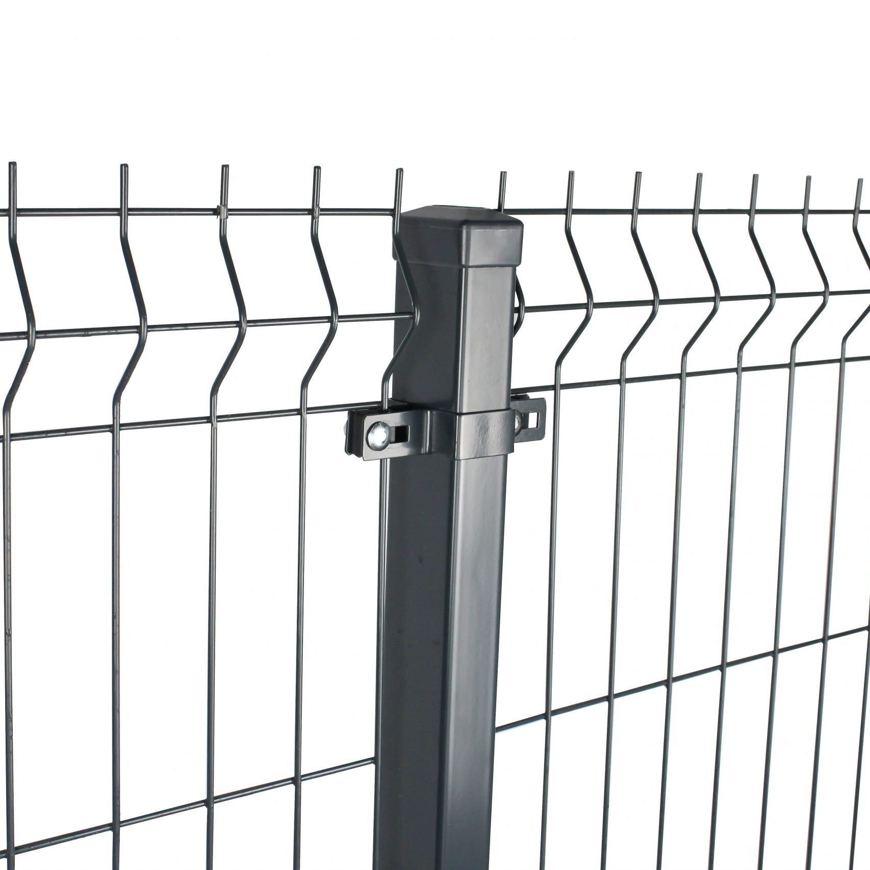 Einstabmattenzaun 4mm - Komplettset - mit Zaunpfosten und Schellen