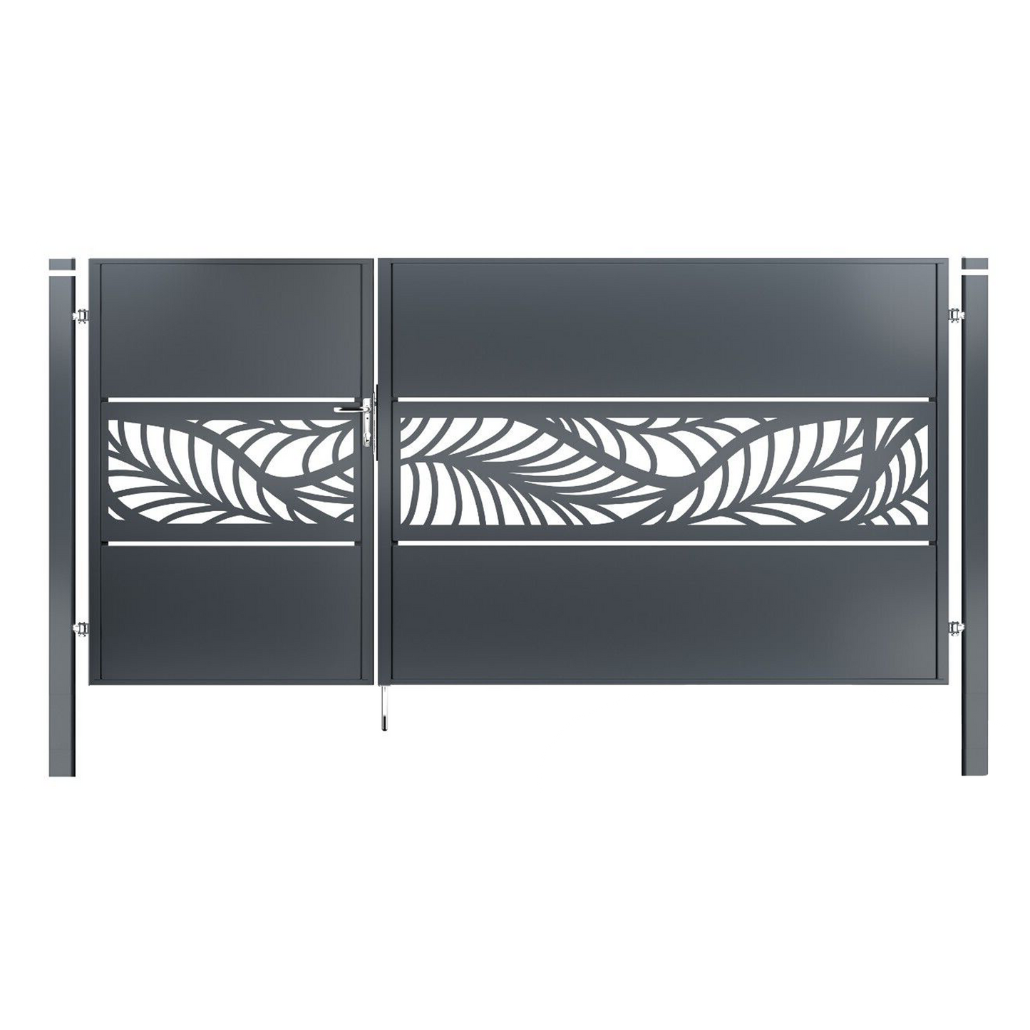 Gartentor - 2‑flügelig A-Symmetrisch - WALL MODERN