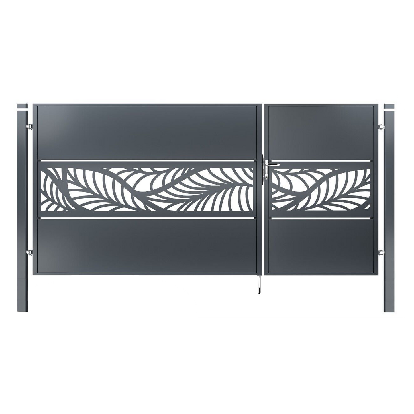 Gartentor - 2‑flügelig A-Symmetrisch - WALL MODERN