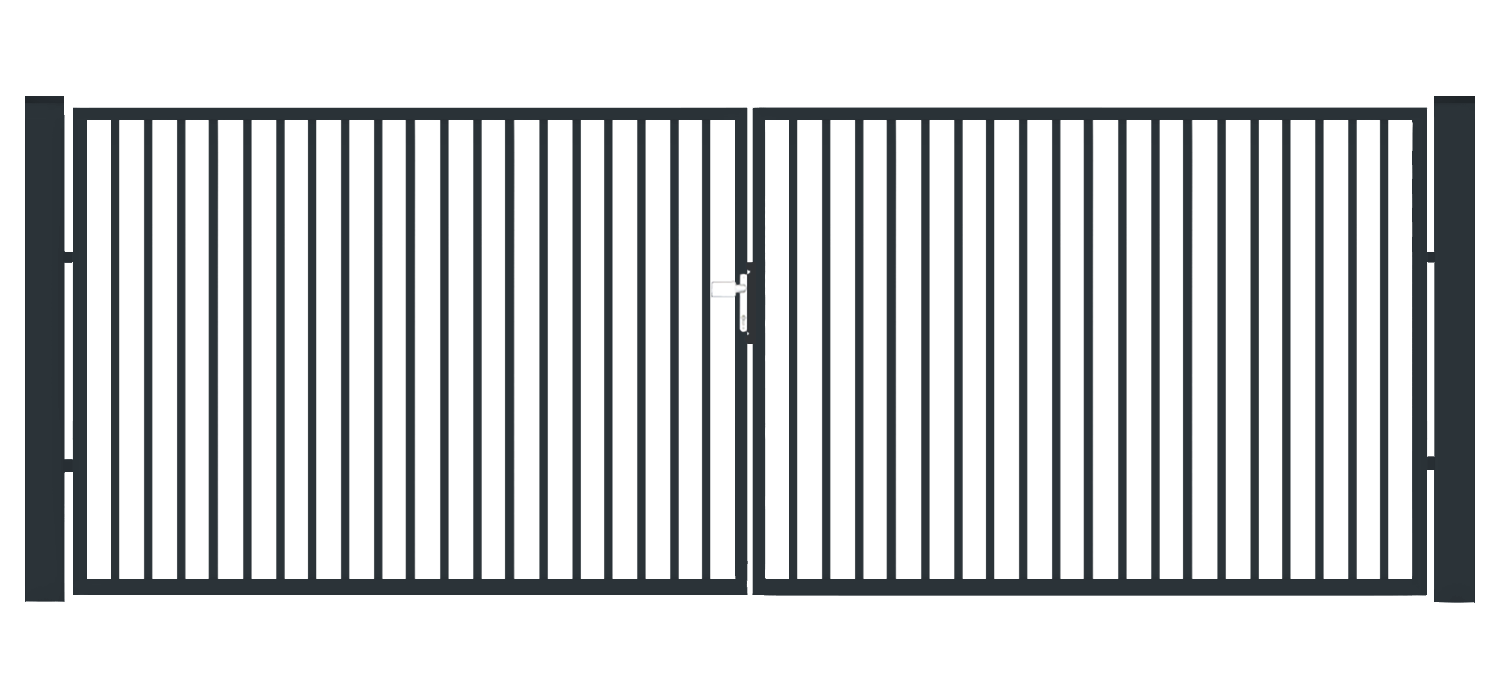 Gartentor Metall - 2‑flügelig - P-20