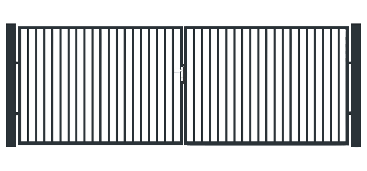 Gartentor Metall - 2‑flügelig - P-20