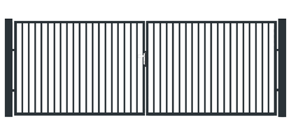 Gartentor Metall - 2‑flügelig - P-20