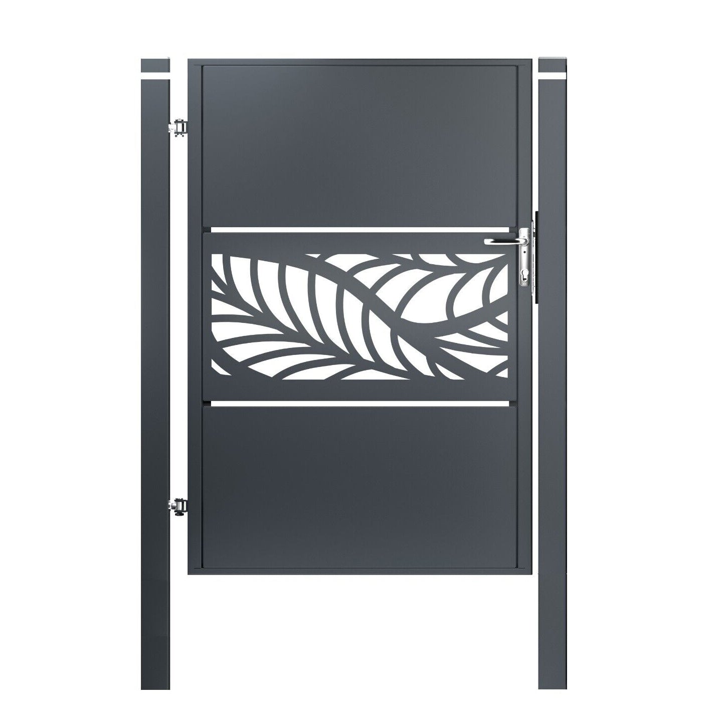 Gartentür Metall - 1-flügelig - WALL MODERN
